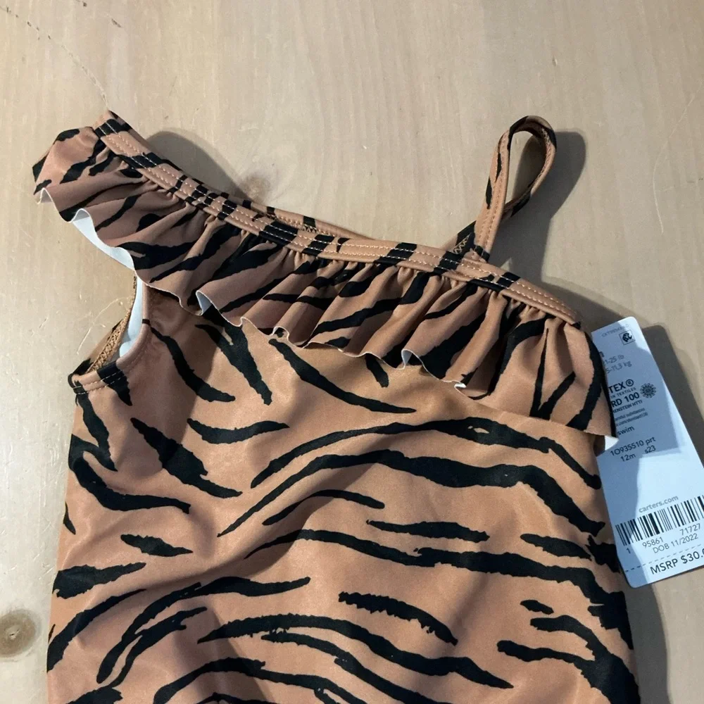 Baby’s Tiger Print Swimsuit